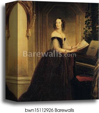 Portrait of Grand Duchess Maria Nikolaevna by Christina Robertson, Canvas Print