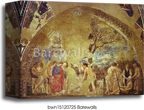 Legend of the True Cross: Death of Adam by Piero Della Francesca, Canvas Print Legend of the True Cross: Death of Adam by Piero Della Francesca, Canvas Print