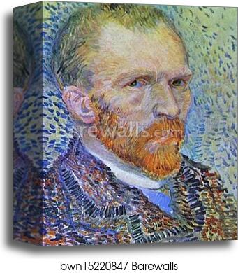 Self-Portrait by Vincent Van Gogh, Canvas Print