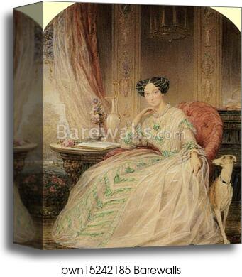 Portrait of Grand Duchess Maria Aleksandrovna by Christina Robertson, Canvas Print