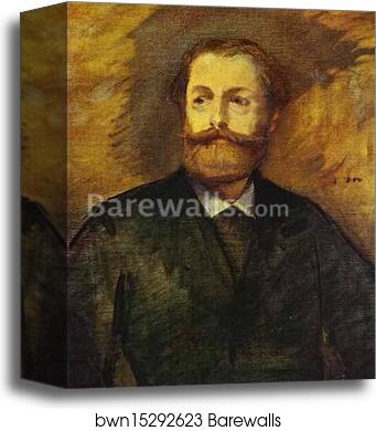 Portrait of Antonin Proust by Edouard Manet, Canvas Print