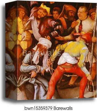 The Mocking of Christ by Matthias Grünewald, Canvas Print