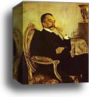 Portrait of Prince Vladimir Golitsyn by Valentin Serov, Canvas Print