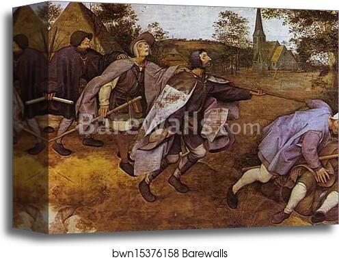 The Parable of the Blind by Pieter Bruegel The Elder, Canvas Print