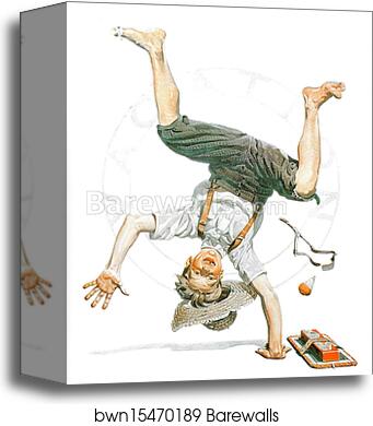 Vacation by Norman Rockwell, Canvas Print