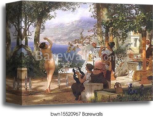 Dance Amongst Daggers by Henryk Hector Siemiradzki, Canvas Print