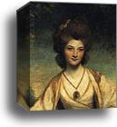 Lady Elizabeth Compton. Detail by Sir Joshua Reynolds, Canvas Print