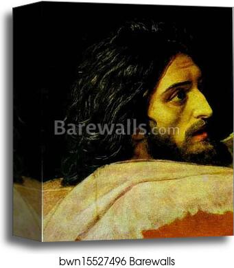Head of John the Baptist by Alexander Ivanov, Canvas Print