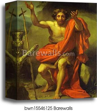 St. John the Baptist by Anton Raphael Mengs, Canvas Print