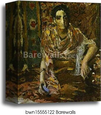 Fortune-Teller by Mikhail Vrubel, Canvas Print