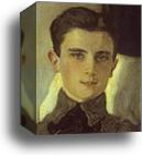 Portrait of Count Felix Sumarokov-Elstone, later Prince Yusupov. Detail by Valentin Serov, Canvas Print