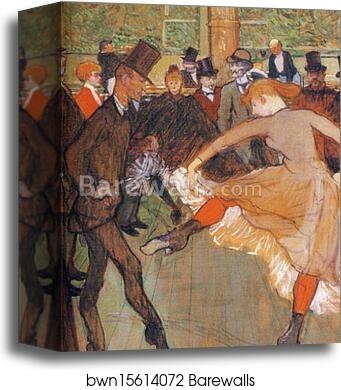 Dressage des nouvelles, par Valentin le Désossé / Training of the New Girls by Valentin "the Boneless" (Moulin-Rouge). Detail by Henri De Toulouse-Lautrec, Canvas Print Dressage des nouvelles, par Valentin le Désossé / Training of the New Girls by Valentin "the Boneless" (Moulin-Rouge). Detail by Henri De Toulouse-Lautrec, Canvas Print