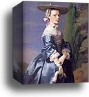 Mrs. Nathaniel Allen (Sarah Sargent) by John Singleton Copley, Canvas Print