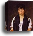 Portrait of Suzanne Le Pelletier de Saint-Fargeau by Jacques-Louis David, Canvas Print