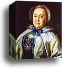 Portrait of Countess M. A. Rumyantzeva by Aleksey Antropov, Canvas Print