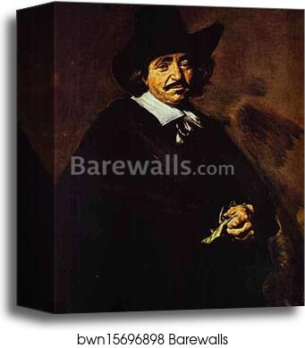 Portrait of a Man by Frans Hals, Canvas Print