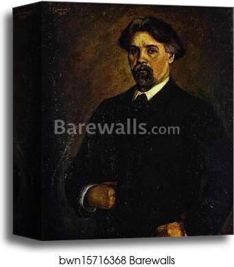 Self-Portrait by Vasily Surikov, Canvas Print