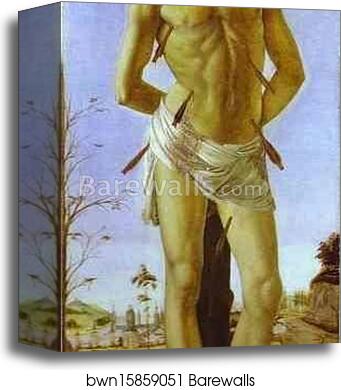 St. Sebastian by Alessandro Botticelli, Canvas Print