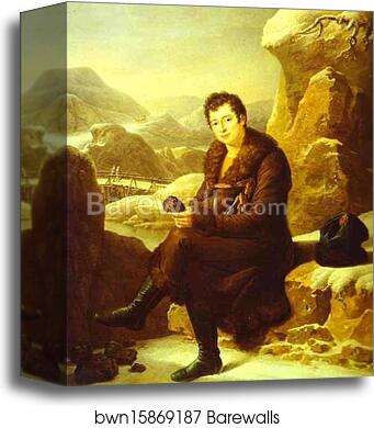 Portrait of Nikolay Demidov (1773-1828) by Salvator Tonci (Aka Nikolay Ivanovich Tonci), Canvas Print