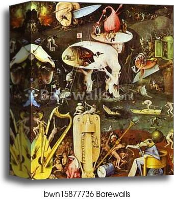 Hell by Hieronymus Bosch, Canvas Print