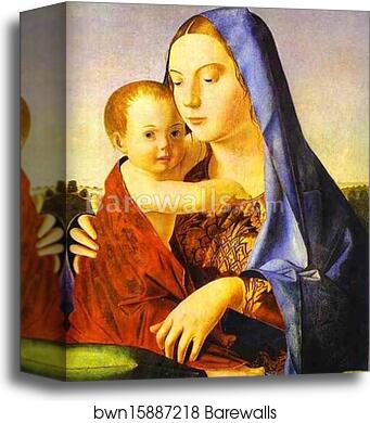 Madonna and Child by Antonello Da Messina, Canvas Print