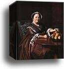 Mrs Ezekiel Goldthwait (Elizabeth Lewis) by John Singleton Copley, Canvas Print