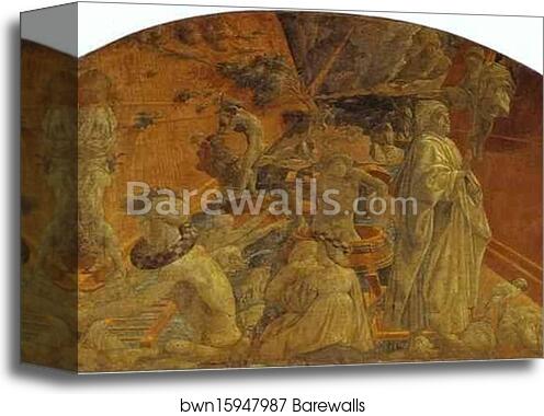 The Deluge by Paolo Uccello, Canvas Print