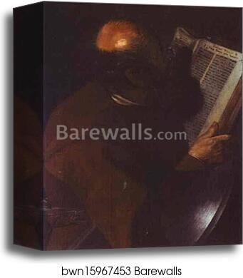 St. Matthew by Georges De La Tour, Canvas Print