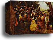 The Sermon of St. John the Baptist by Pieter Bruegel The Elder, Canvas Print