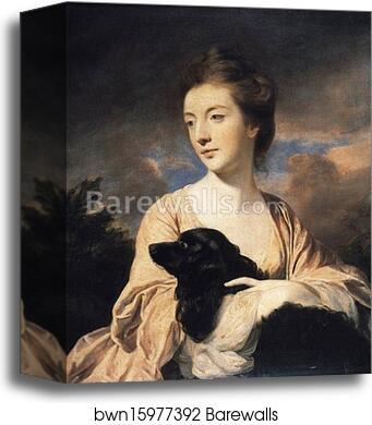 Lady Charles Spencer by Sir Joshua Reynolds, Canvas Print