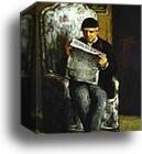Portrait of Louis-Auguste Cézanne, the Artist's Father by Paul Cézanne, Canvas Print
