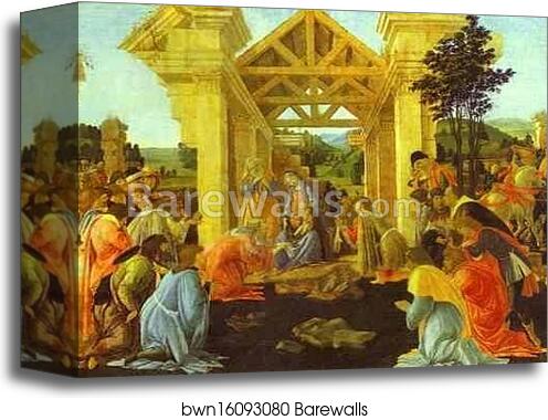 Adoration of the Magi by Alessandro Botticelli, Canvas Print Adoration of the Magi by Alessandro Botticelli, Canvas Print