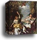 The Three Youngest Daughters of King George III by John Singleton Copley, Canvas Print