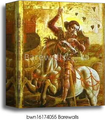 St. George and the Dragon by Cosmè Tura (A.K.A. Cosimo Tura), Canvas Print St. George and the Dragon by Cosmè Tura (A.K.A. Cosimo Tura), Canvas Print