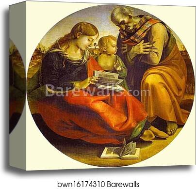 The Holy Family by Luca Signorelli, Canvas Print