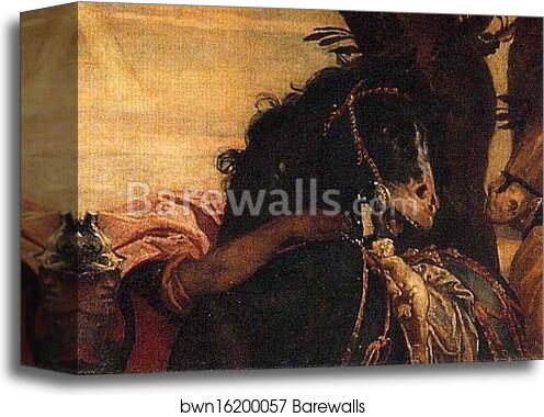 The Conversion of Saul. Detail by Paolo Veronese, Canvas Print