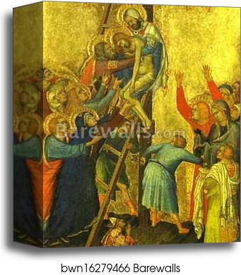 The Deposition by Simone Martini, Canvas Print