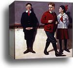 Cousin Reginald Spells Peloponnesus (Spelling Bee) by Norman Rockwell, Canvas Print