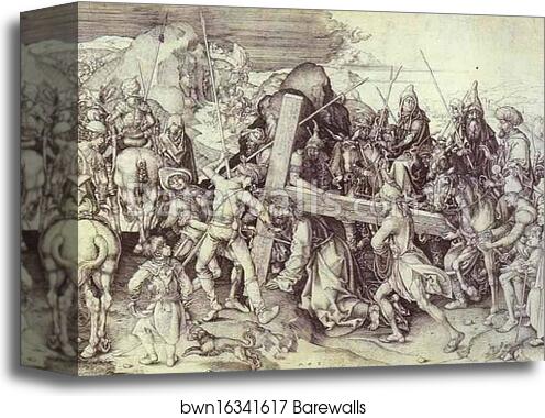 The Carrying of the Cross by Martin Schongauer, Canvas Print The Carrying of the Cross by Martin Schongauer, Canvas Print