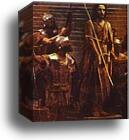 Mocking Christ. "Hail, King of the Jews!" Detail by Ivan Kramskoy, Canvas Print