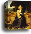 A Rest During the Flight to Egypt by Gerard David, Canvas Print