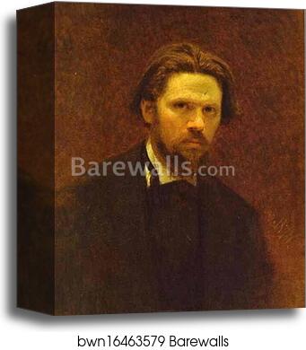Self-Portrait by Ivan Kramskoy, Canvas Print