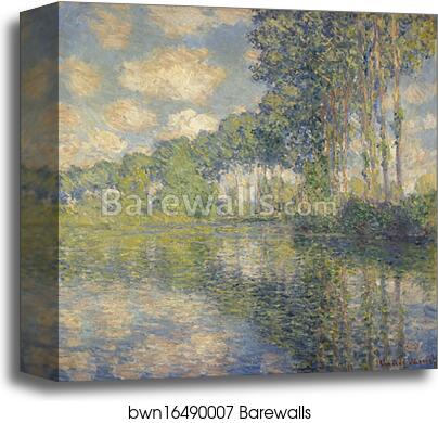 Poplars on the Epte by Claude Monet, Canvas Print