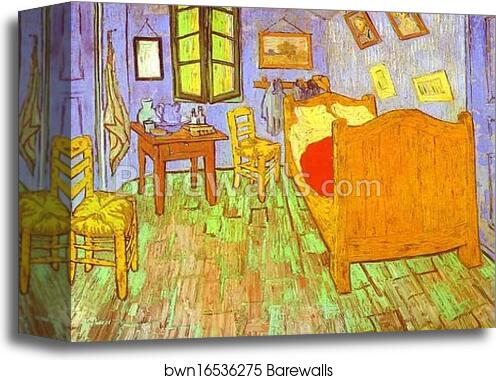Van Gogh's Bedroom in Arles. Saint-Rémy by Vincent Van Gogh, Canvas Print