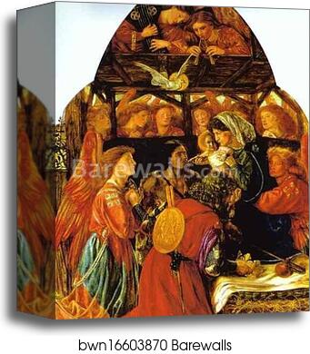 The Seed of David by Dante Gabriel Rossetti, Canvas Print