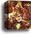 The Fall of the Rebel Angels. Detail by Pieter Bruegel The Elder, Canvas Print
