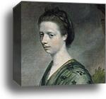 Mrs Thomas Riddell. Detail by Sir Joshua Reynolds, Canvas Print