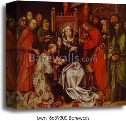 Death of the Virgin by Hans Holbein The Elder, Canvas Print