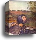 The Parable of the Blind. Detail by Pieter Bruegel The Elder, Canvas Print