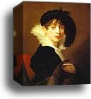 Portrait of Countess Sophia Stroganoff by Jean-Laurent Mosnier, Canvas Print